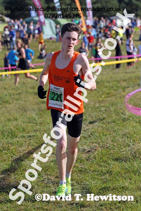 Mens under-17s, North East Harrier League, Cramlington. Photo: David T. Hewitson/Sports for All Pics